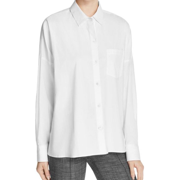 Theory Tops - NWOT Theory Lourah Stretch Cotton Shirt